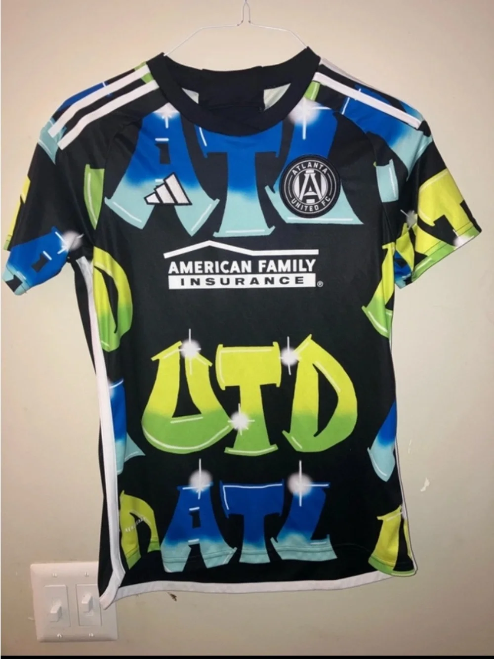 Adidas Atlanta United FC MLS Soccer 23/24 Aeroready Third Jersey Men's